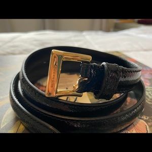 Burberry skinny belt